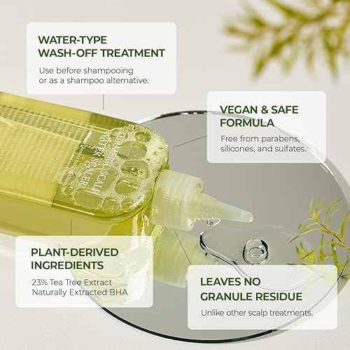 Miniatura 4 de STEAMBASE Agua de Árbol de Té para el Cuero Cabelludo  Exfoliante para el Cuero Cabelludo para el Cuero Cabelludo Seco y Escamoso, Removedor de