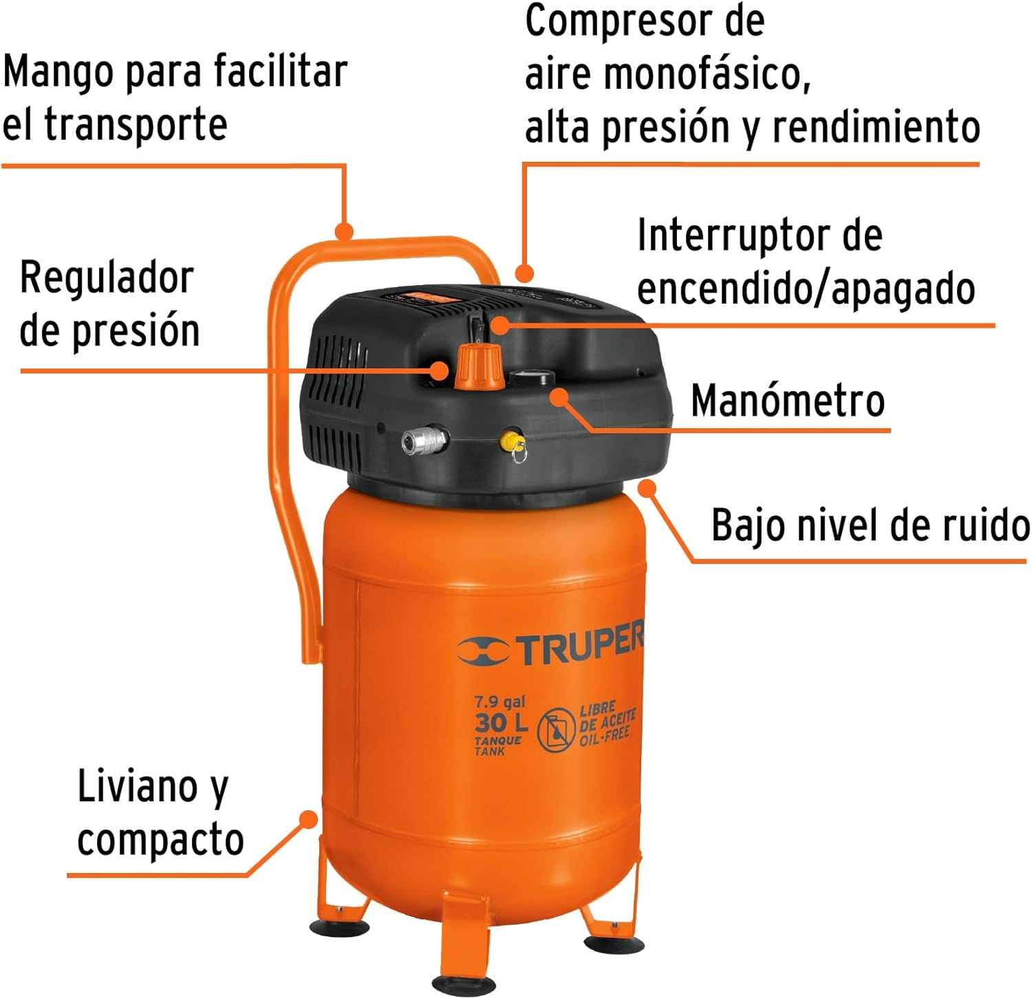 Free air compressor oil, 30 L