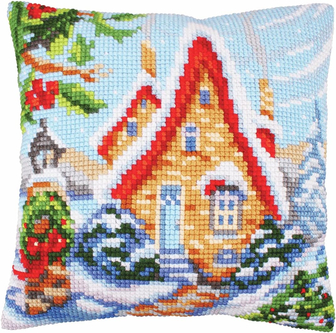 Cross-stitch cushion kit