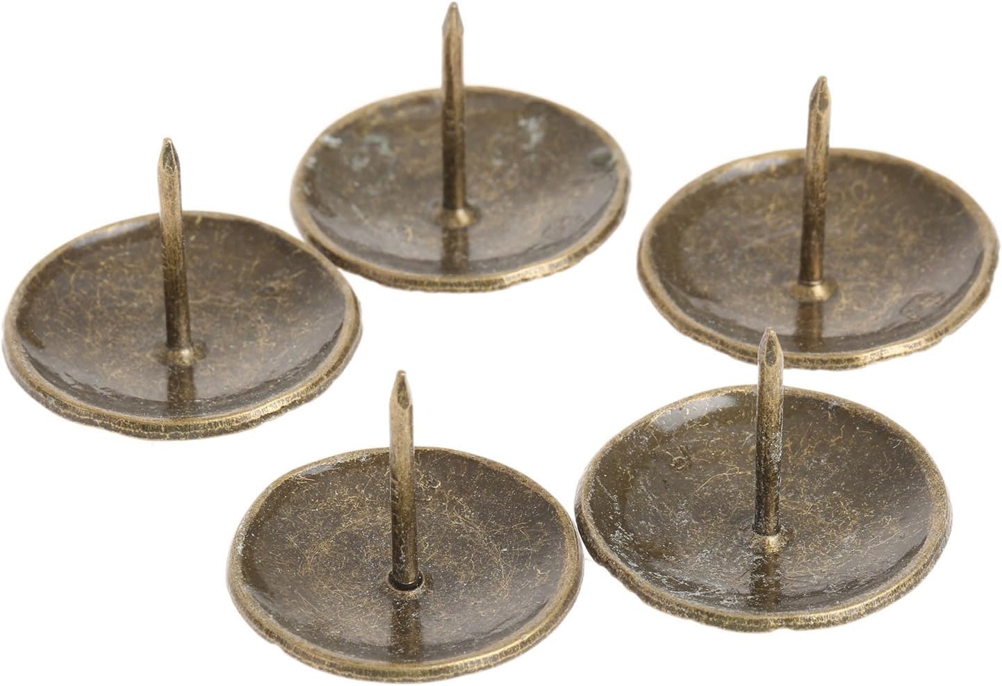 50Pc 26x20mm Iron Bronze tacha Honeycomb Upholstery Nail Case Box Wall Door Sofa Furniture Decorative Tack Stud Pushpin Hardware