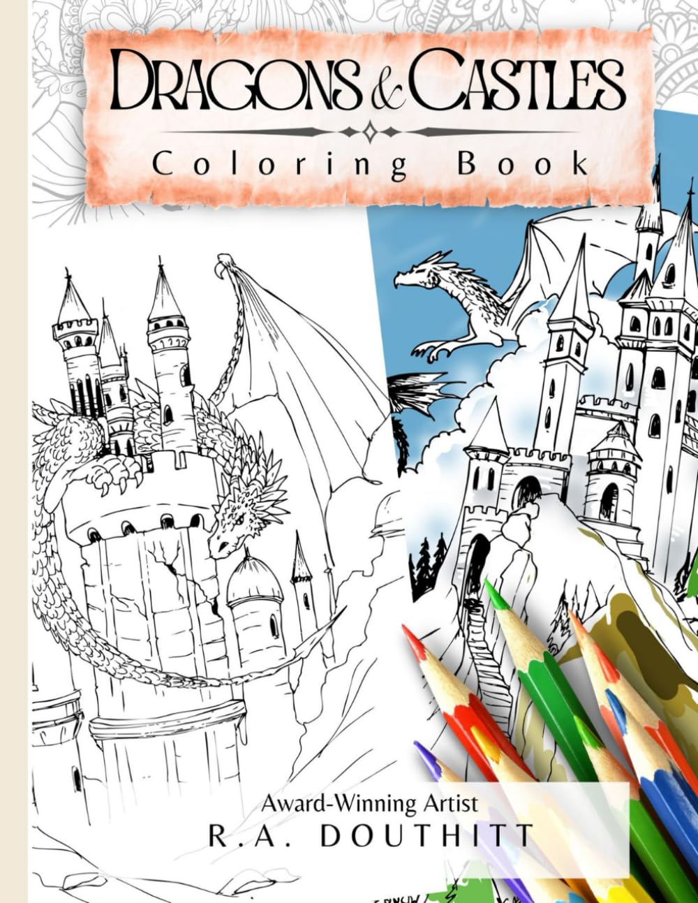Dragons & Castles Coloring Book