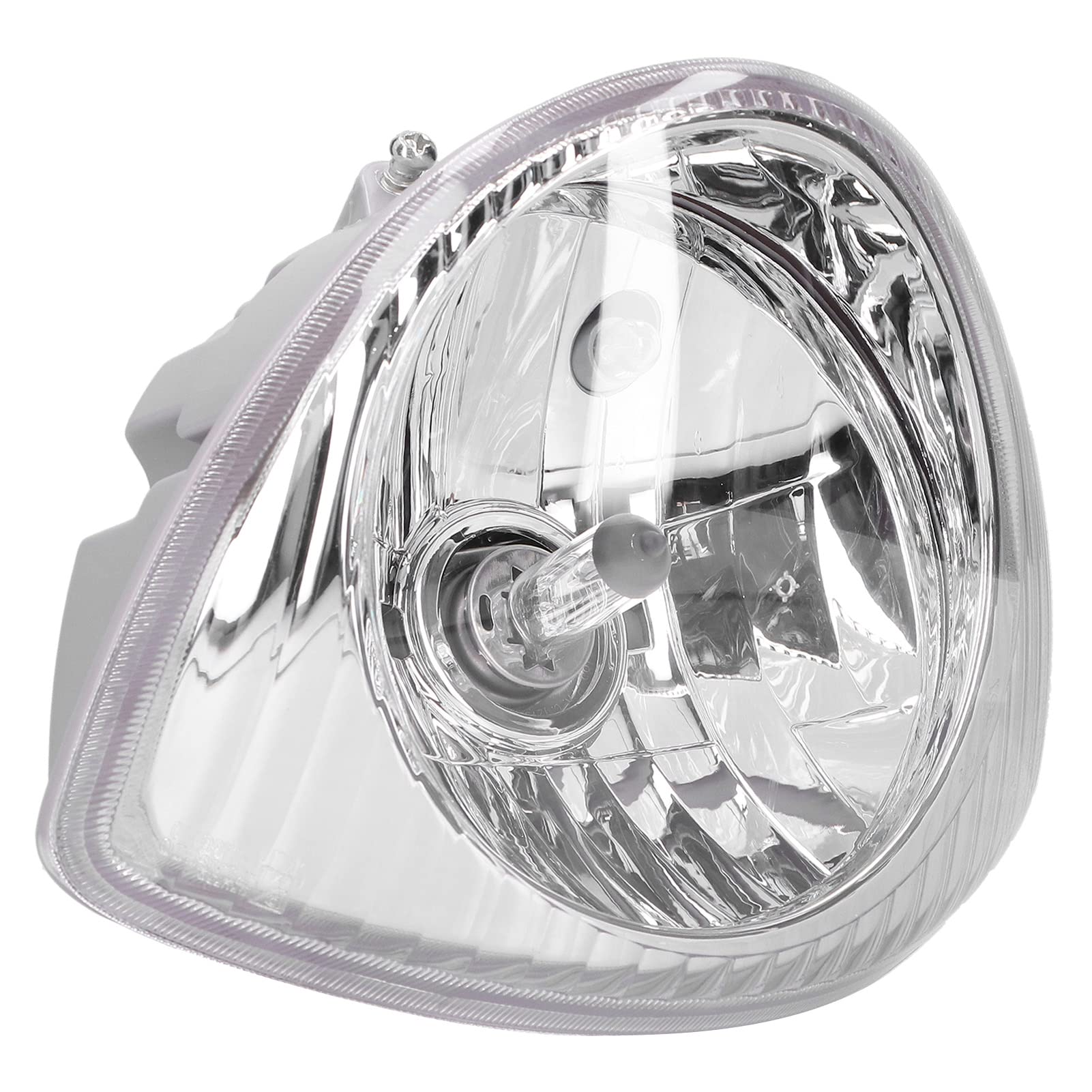 Tbest Phare Avant de Moto, Résistance à la Corrosion de Phare de Moto Adapté pour PIAGGIO FLY 50 2T 4T 100 4T 125 4T