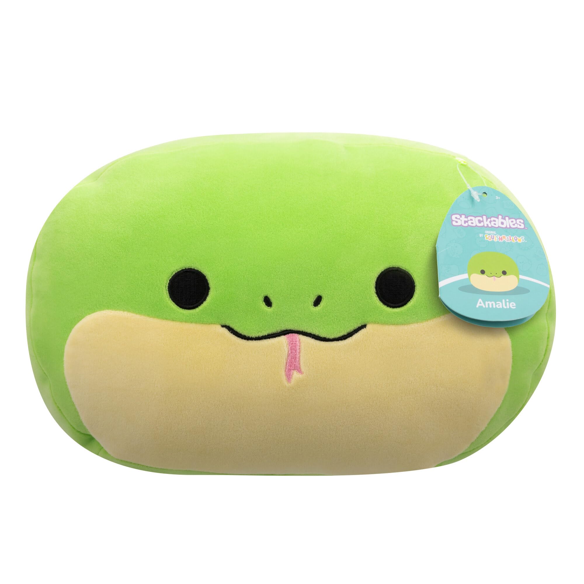 Squishmallows Original Stackables 12 Inch Amalie the Green Snake