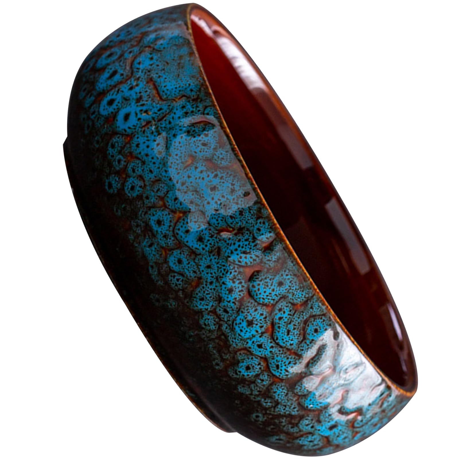 Creative High Temperature Ceramic Planter Bowl for Succulents and Aquatic Plants, Unique Glazed Finish Home Decor Flowerpot