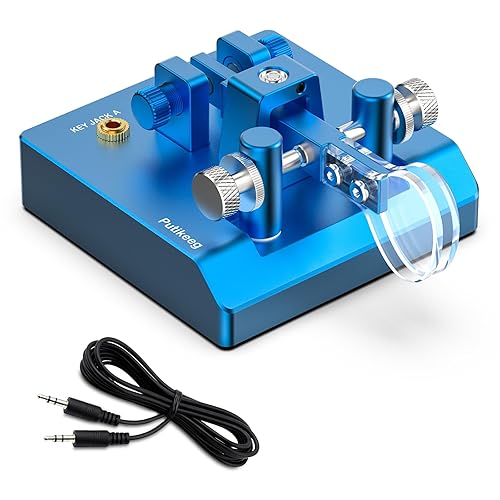 Putikeeg Morse Mini Code Key Morse Code Paddle Key Aluminum