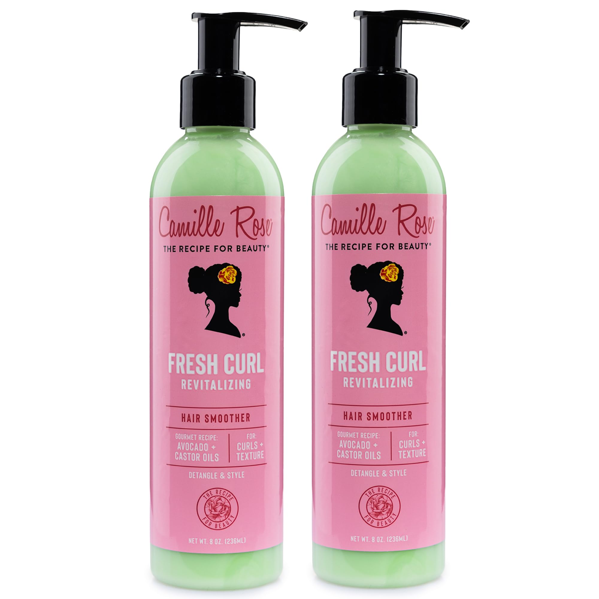 Camille Rose Fresh Curl Revitalizing Hair Smoother, 8 fl oz