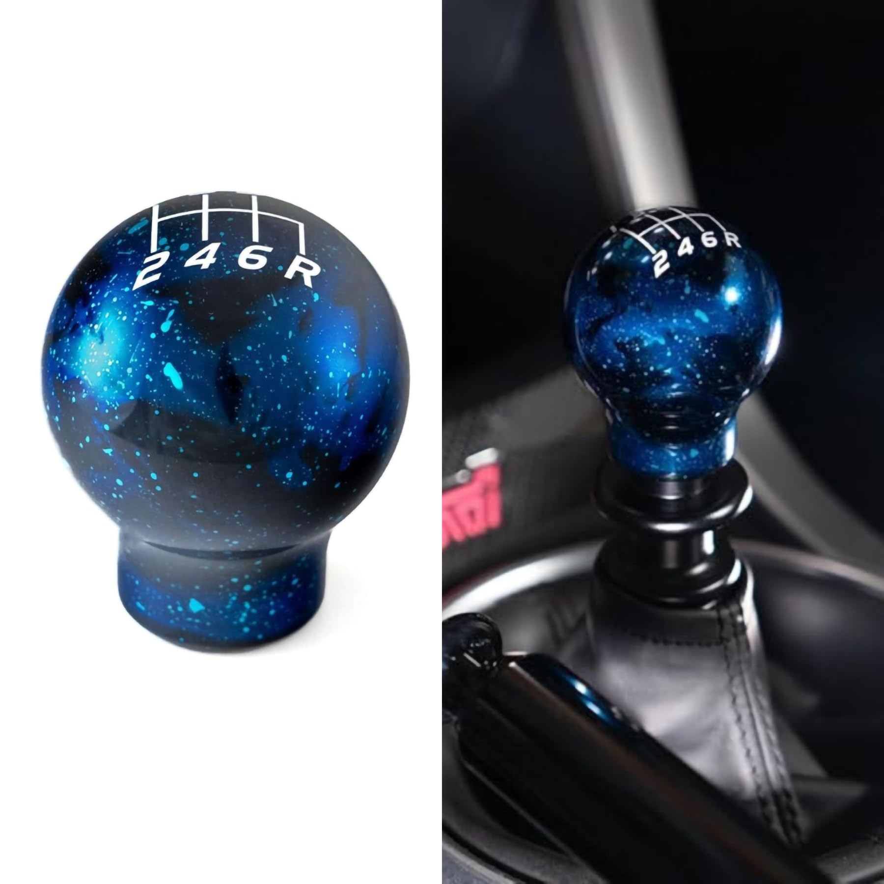 Amazon.co.jp: Billetworkz コズミックスペースシフトノブ スバル 6速