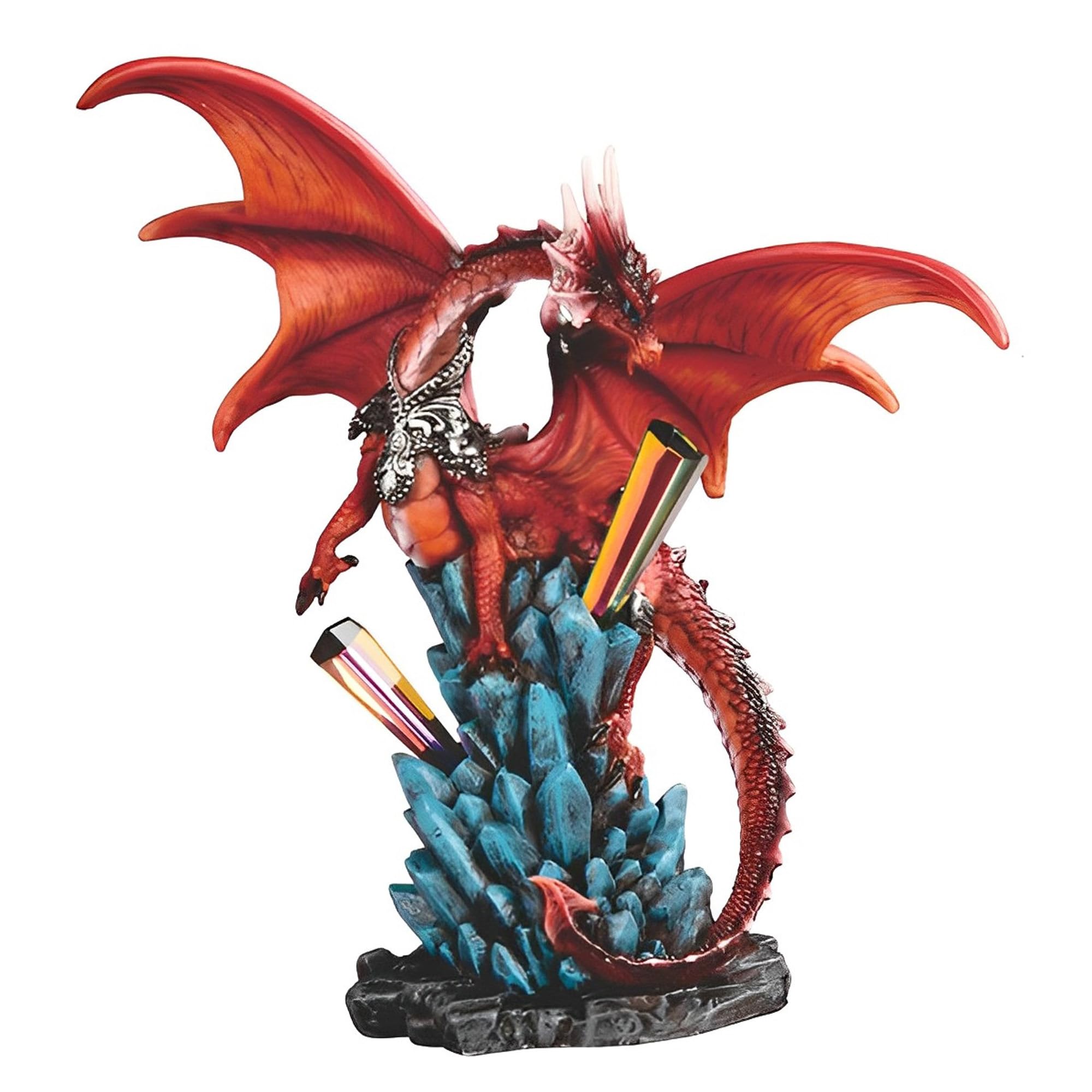 Cadeau pendaison de crémaillère figurine dragon rouge ICE ARMOR