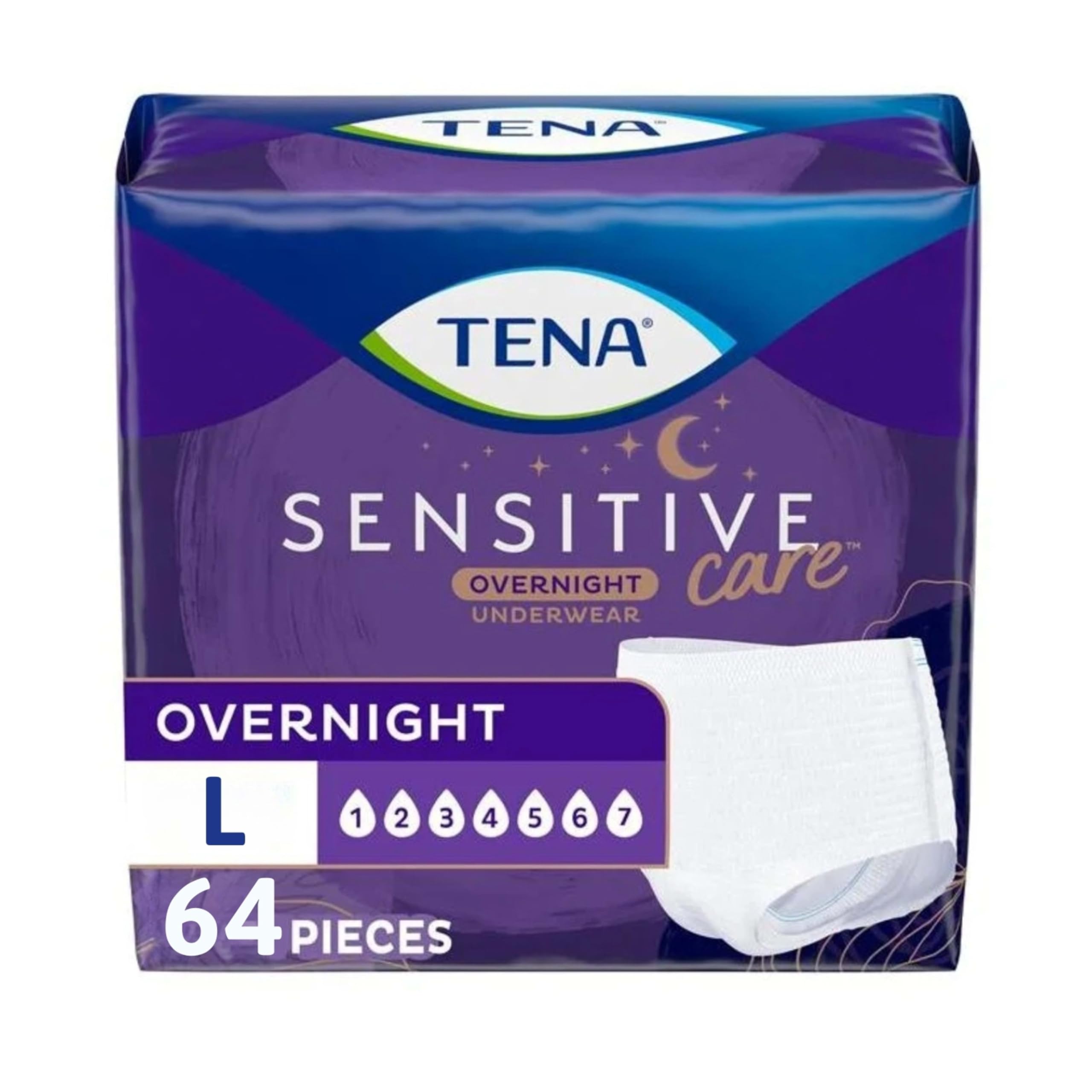 TENA Sensitive Care Overnight Incontinence Underwear