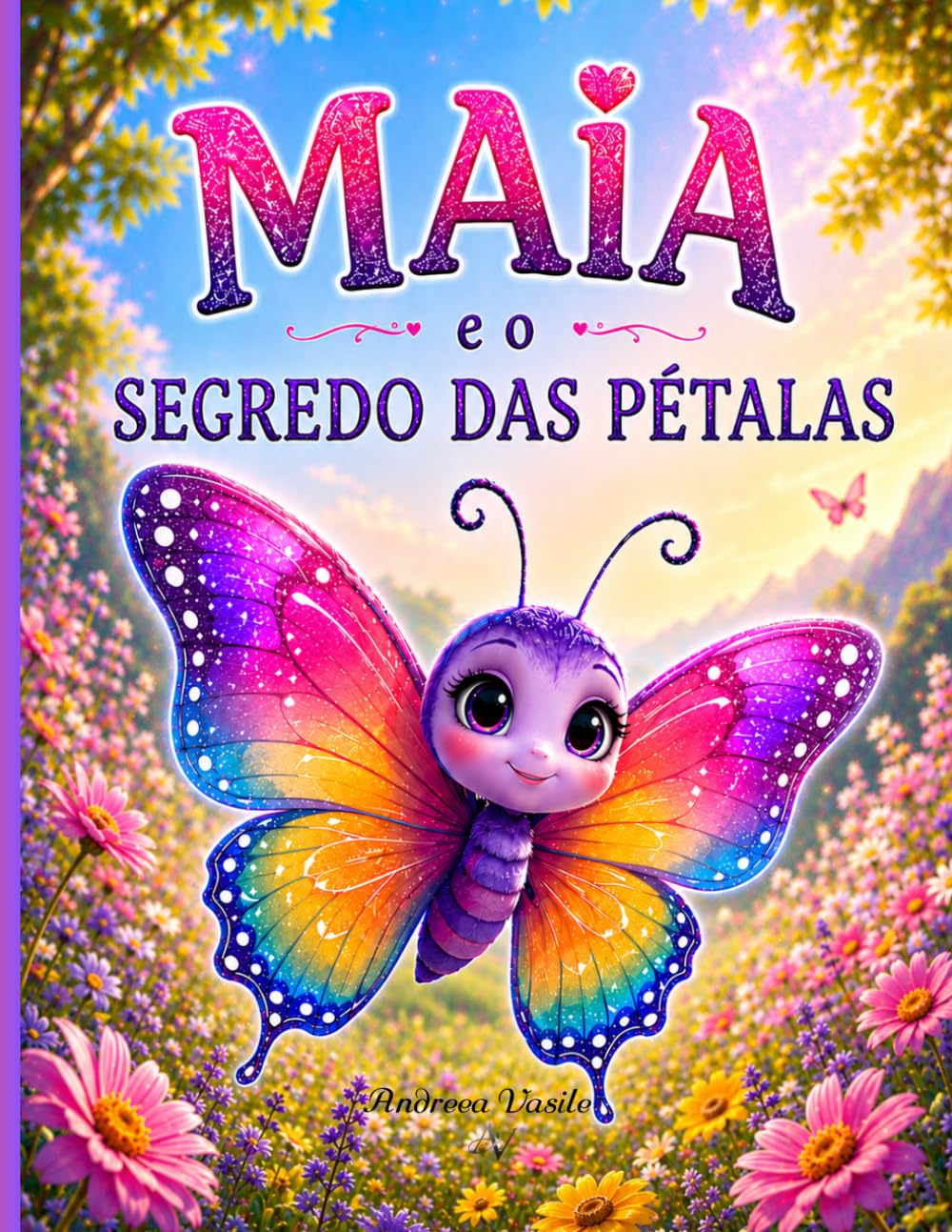 Maia e o Segredo das Pétalas: Um Livro Ilustrado sobre Atenção, Amizade e a Magia do Presente para Crianças de 4 a 8 Anos