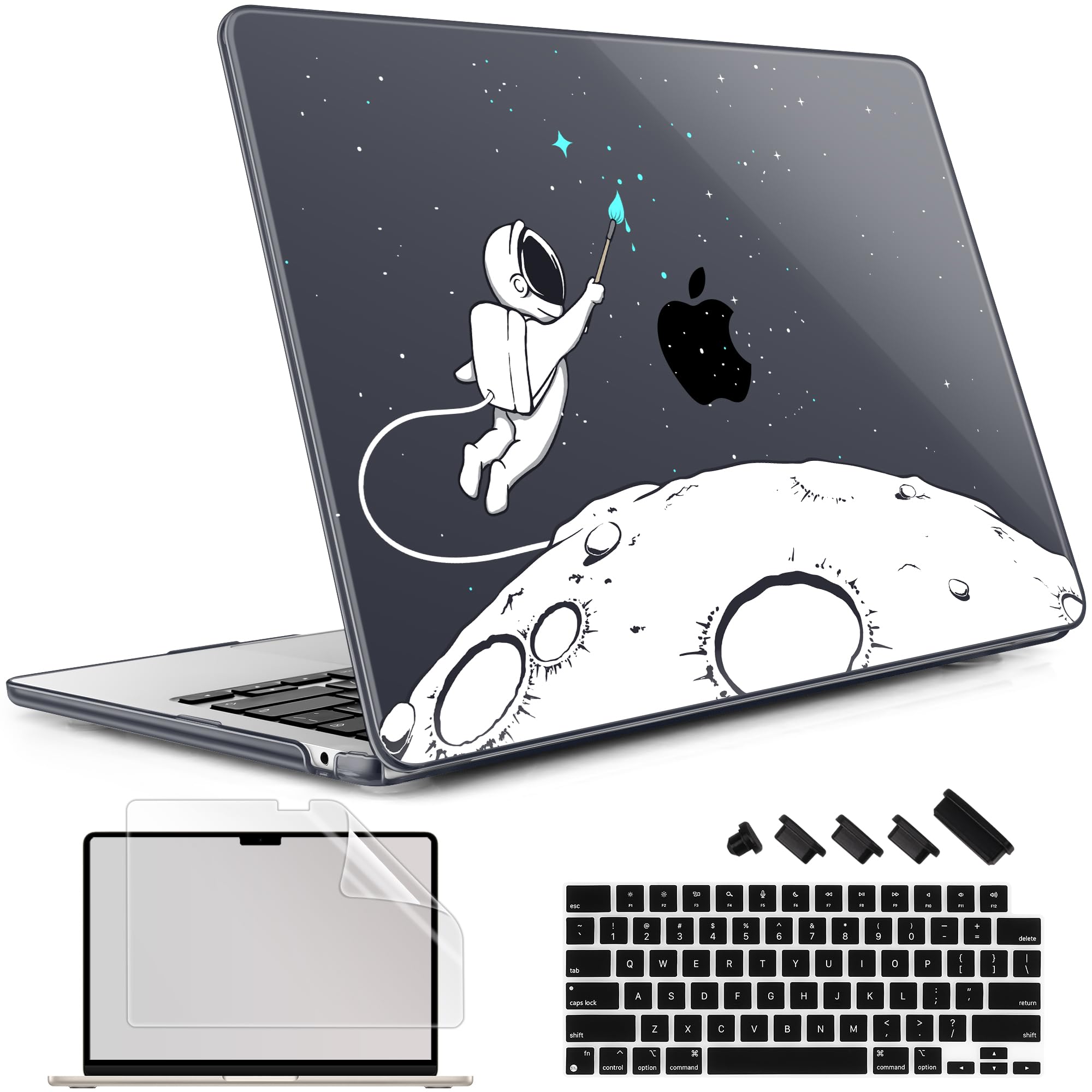 May Chen Case for M5/M4/M3/M2 MacBook Air 13 inch Case 2026-2022 Release