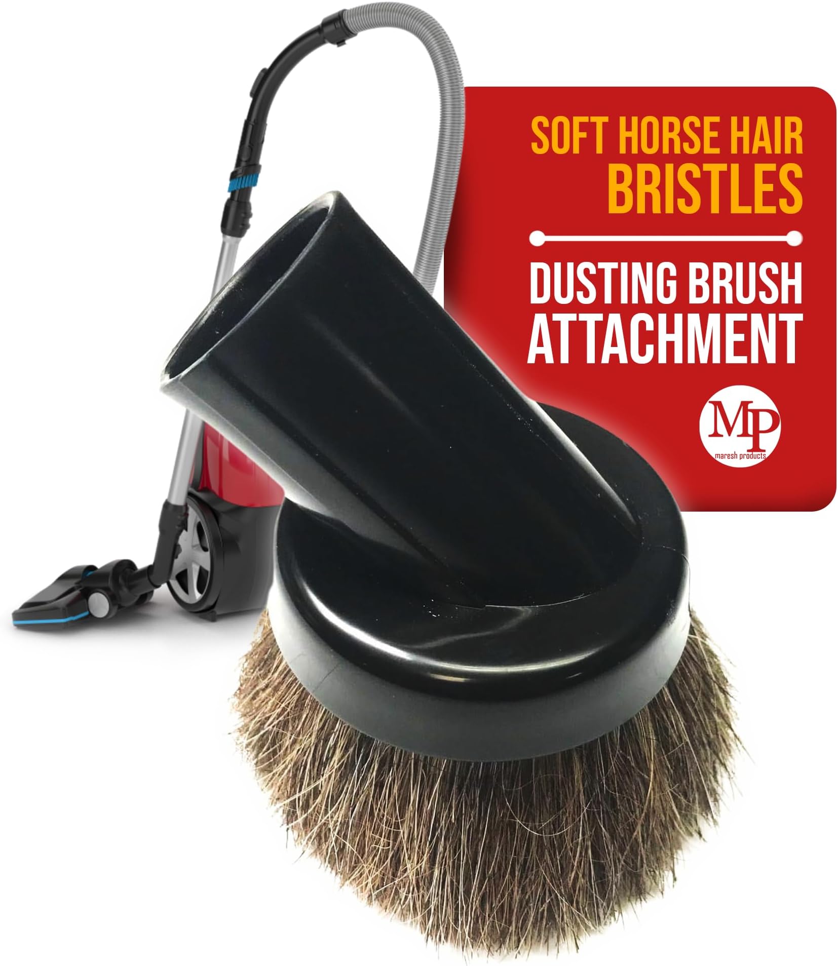MP Maresh Products Dust Brush Attachment - Soft Bristle Cleaning Brush