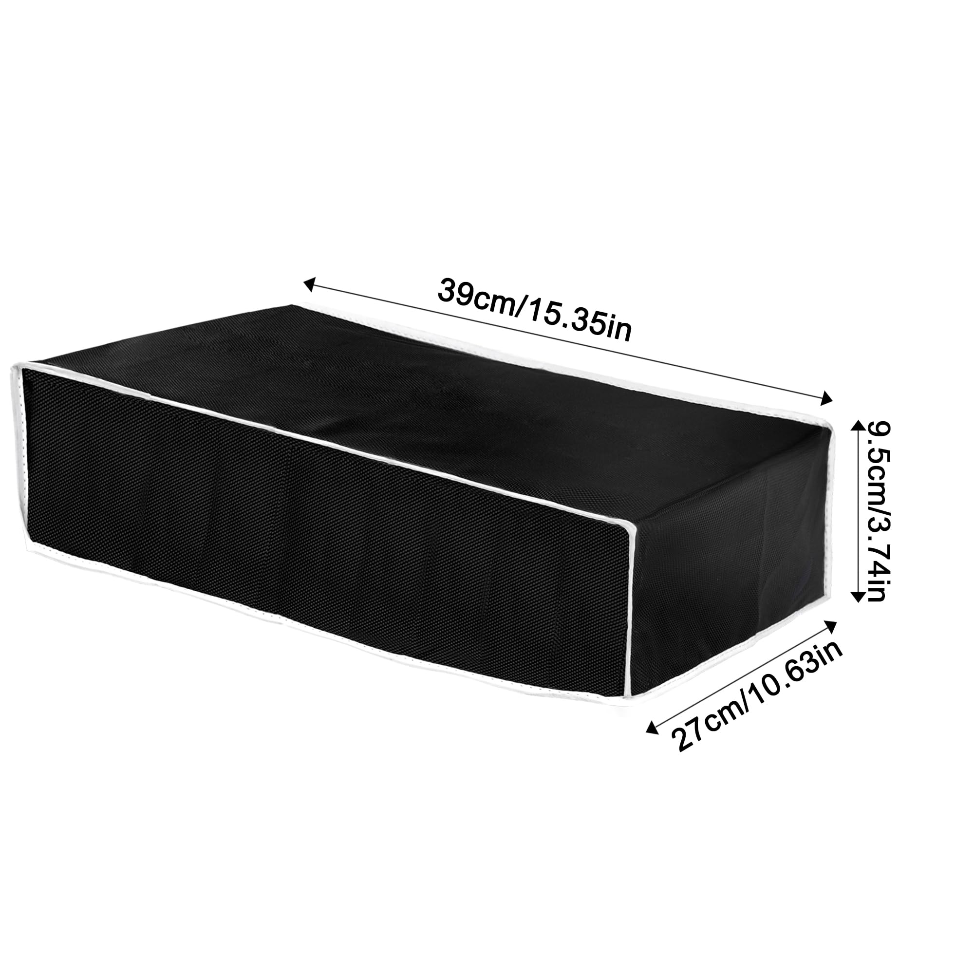 QIMEI-SHOP Pokrowiec ochronny na PS5, poziomy, pyłoszczelny, do konsoli PS5, odporny na zarysowania, kompatybilny z PlayStation 5 Digital Edition & Regular Edition