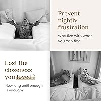 Vista 2 de Split King Gap Filler for Adjustable Bed – Mattress Slide Stopper Prevent Sliding with Anti-Slip Bed Bridge Connector Keep Mattress from Sliding