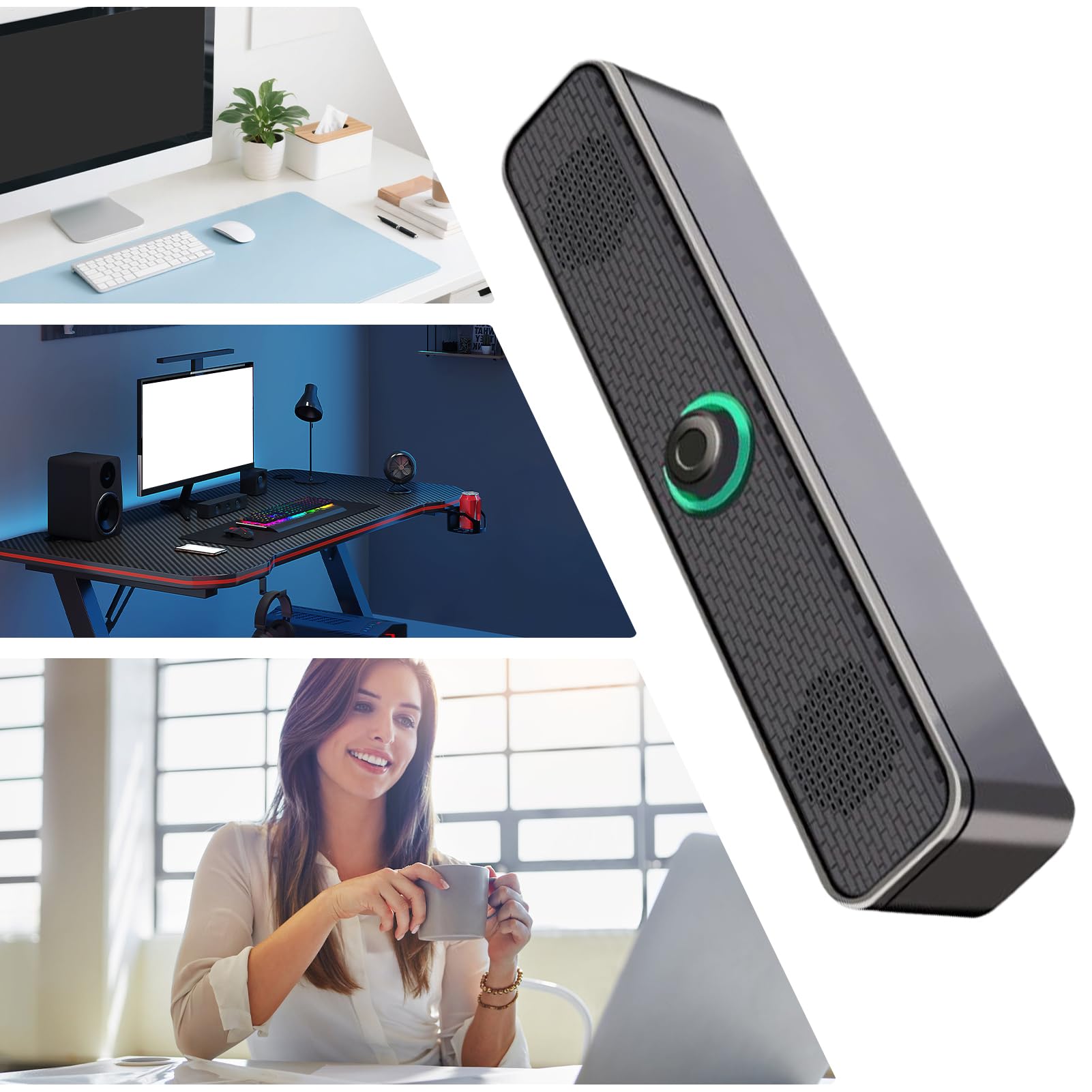 モニター　再生機器　スピーカー Amazon.co.jp: Gvblkq コンピュータースピーカー - モニター用