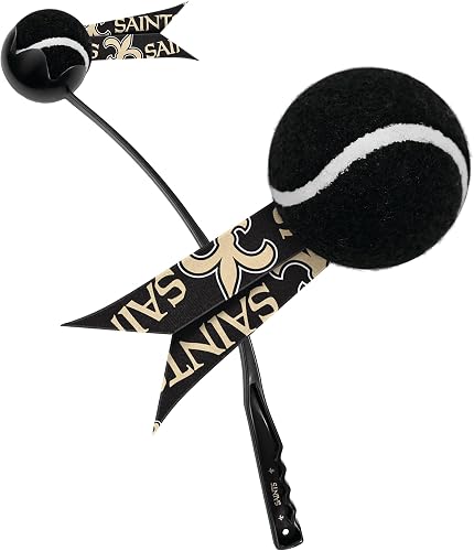 Littlearth NFL - Lanzador de Pelotas para Mascotas New Orleans Saints