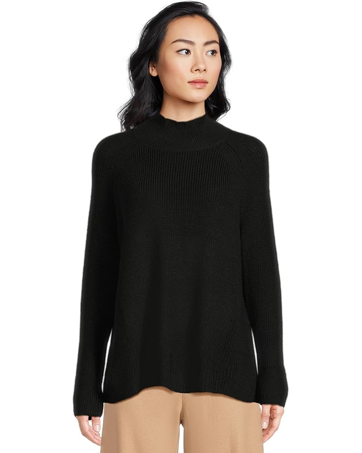 Eileen Fisher Merino Turtle Neck Raglan Sweater - Main View