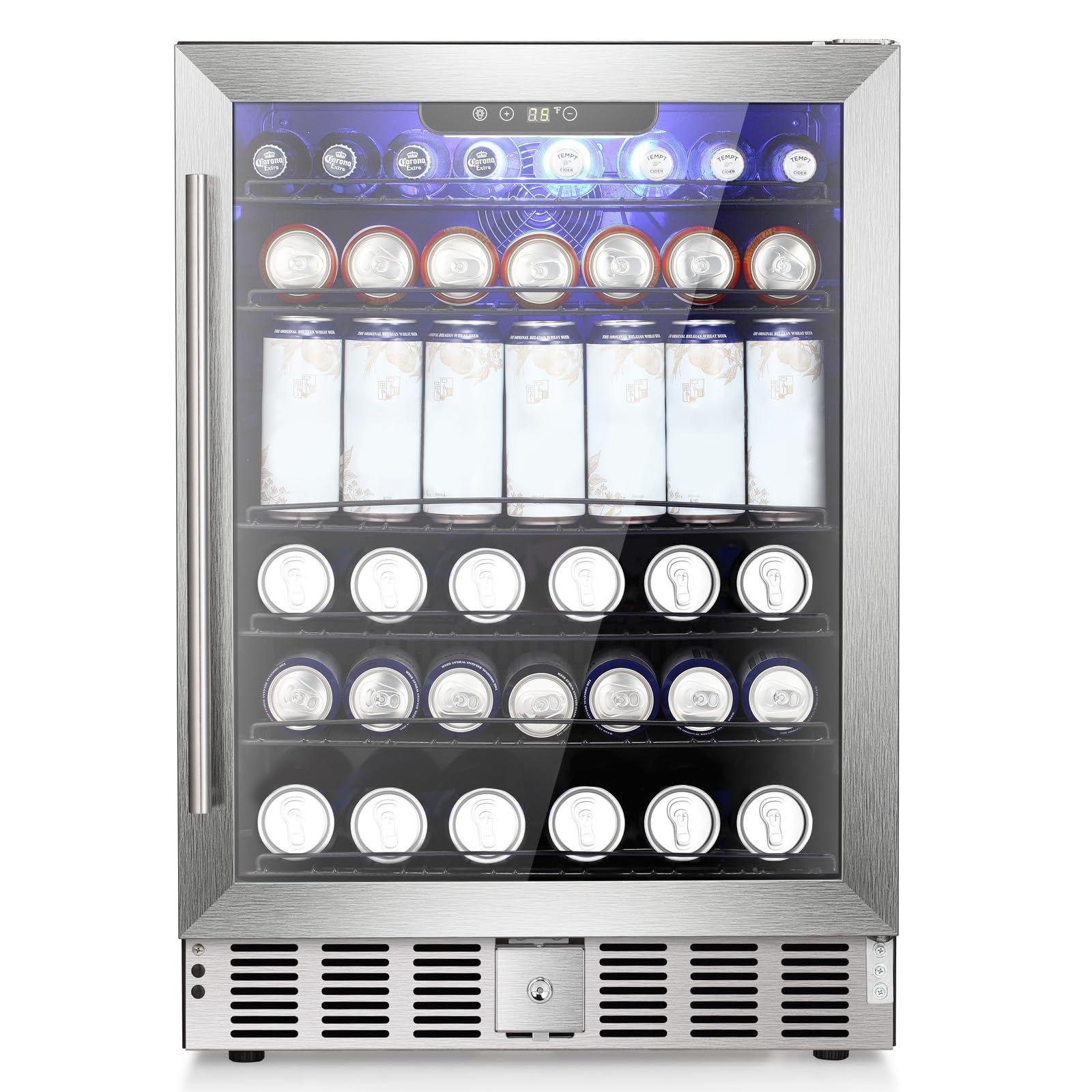 Electactic W58145B 5.1 cu ft Wine Cooler Stainless Steel