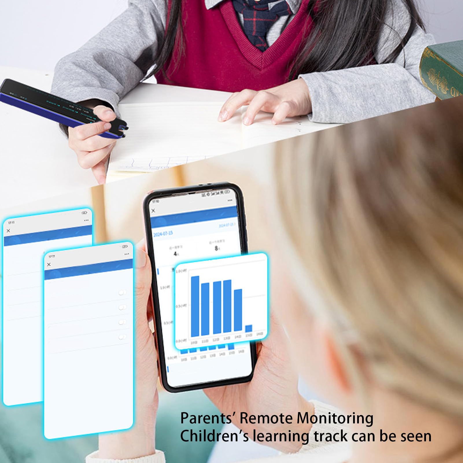 SEAFRONT Smart Scanreading Penne di Lingua Straniera Traduttori di Linguaggio Touch Screen Traduttore Scanner per Studenti D'affari