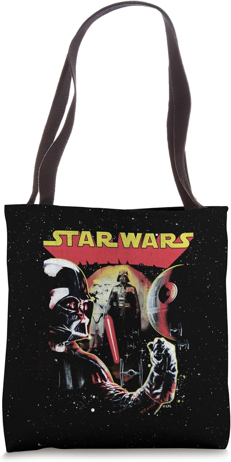 Star Wars Darth Vader Death Star Collage Tote Bag