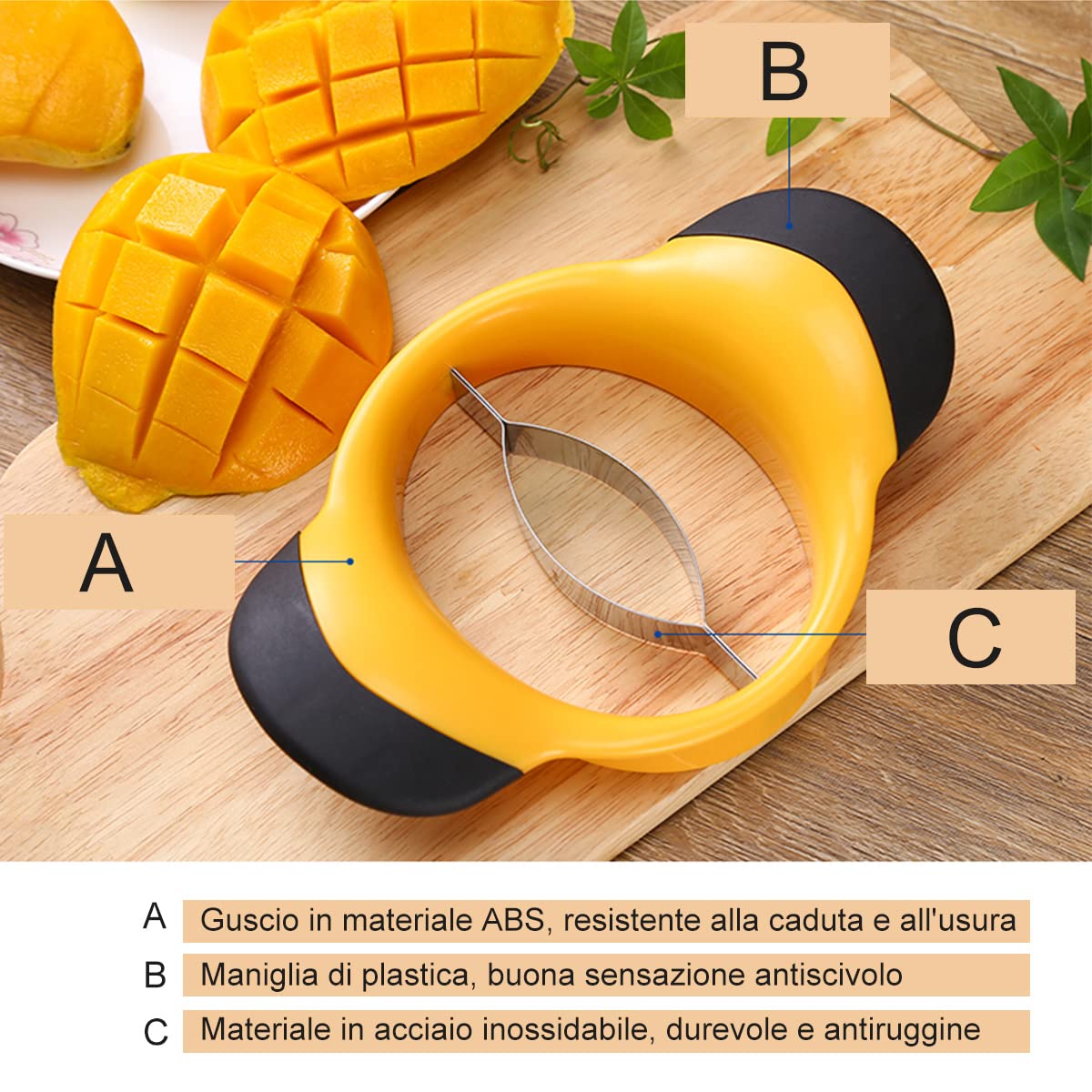 VÖRDA Coltello per sbucciare, nero - Italia