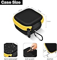 Vista 5 de Comecase Funda compatible con altavoz Bluetooth portátil DEWALT, con clip magnético, inalámbrico, portátil, bolsa de almacenamiento (solo caja)