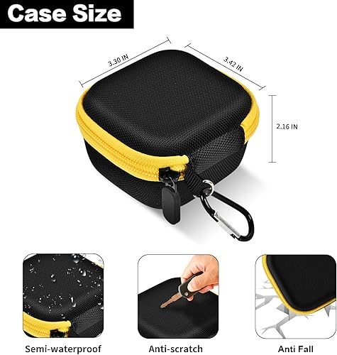 Miniatura 5 de Comecase Funda compatible con altavoz Bluetooth portátil DEWALT, con clip magnético, inalámbrico, portátil, bolsa de almacenamiento (solo caja)