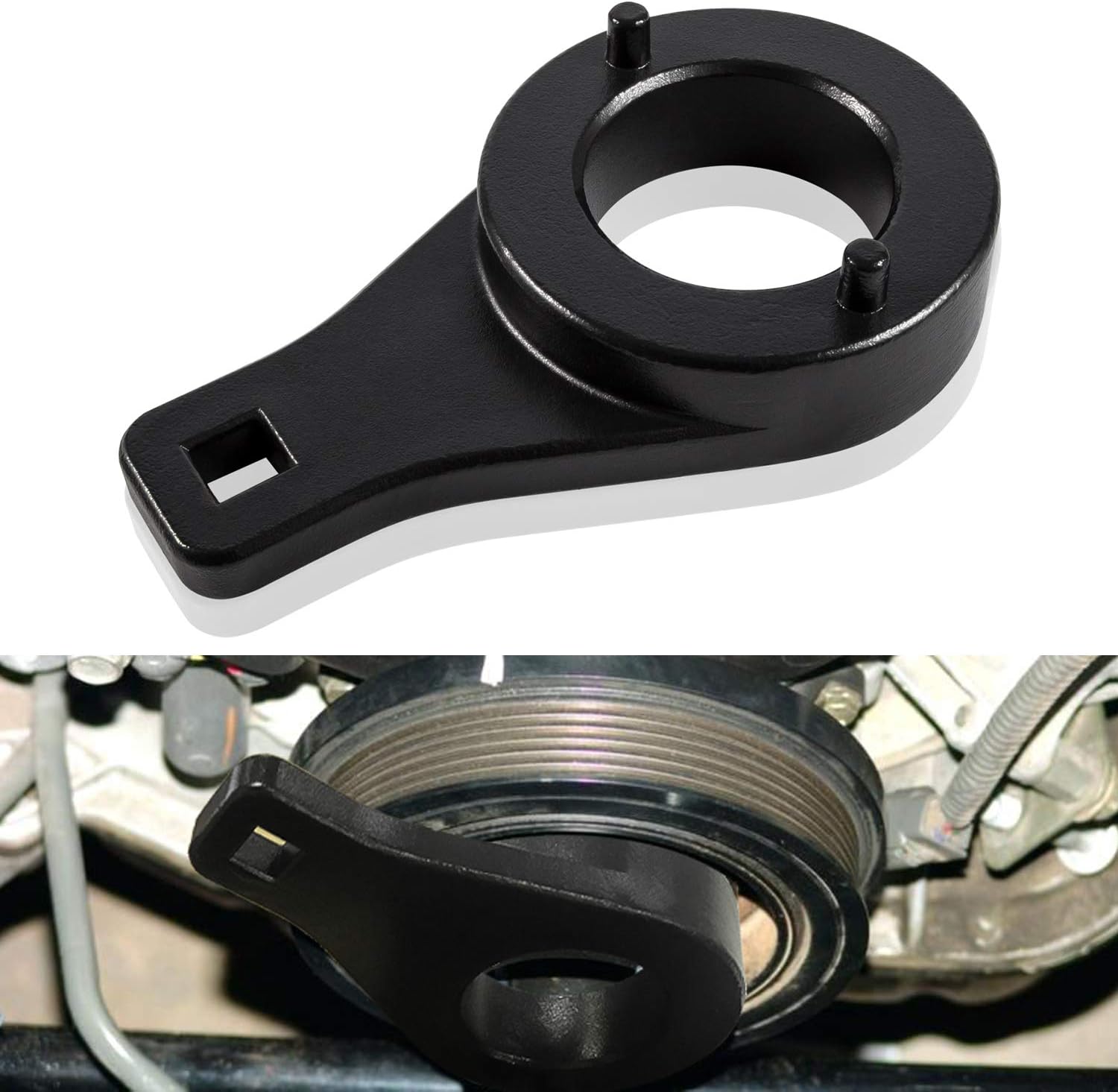 Harmonic Damper Pulley Holding Tool Crankshaft Holder compatible with Toyota Tacoma 4Runner T100 Tundra Pickup