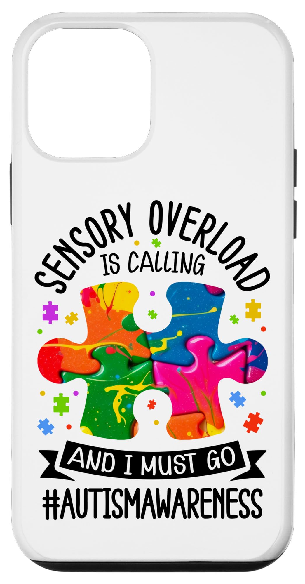 Funny Autism Spectrum Design for Autism Awareness Case for iPhone 12 mini