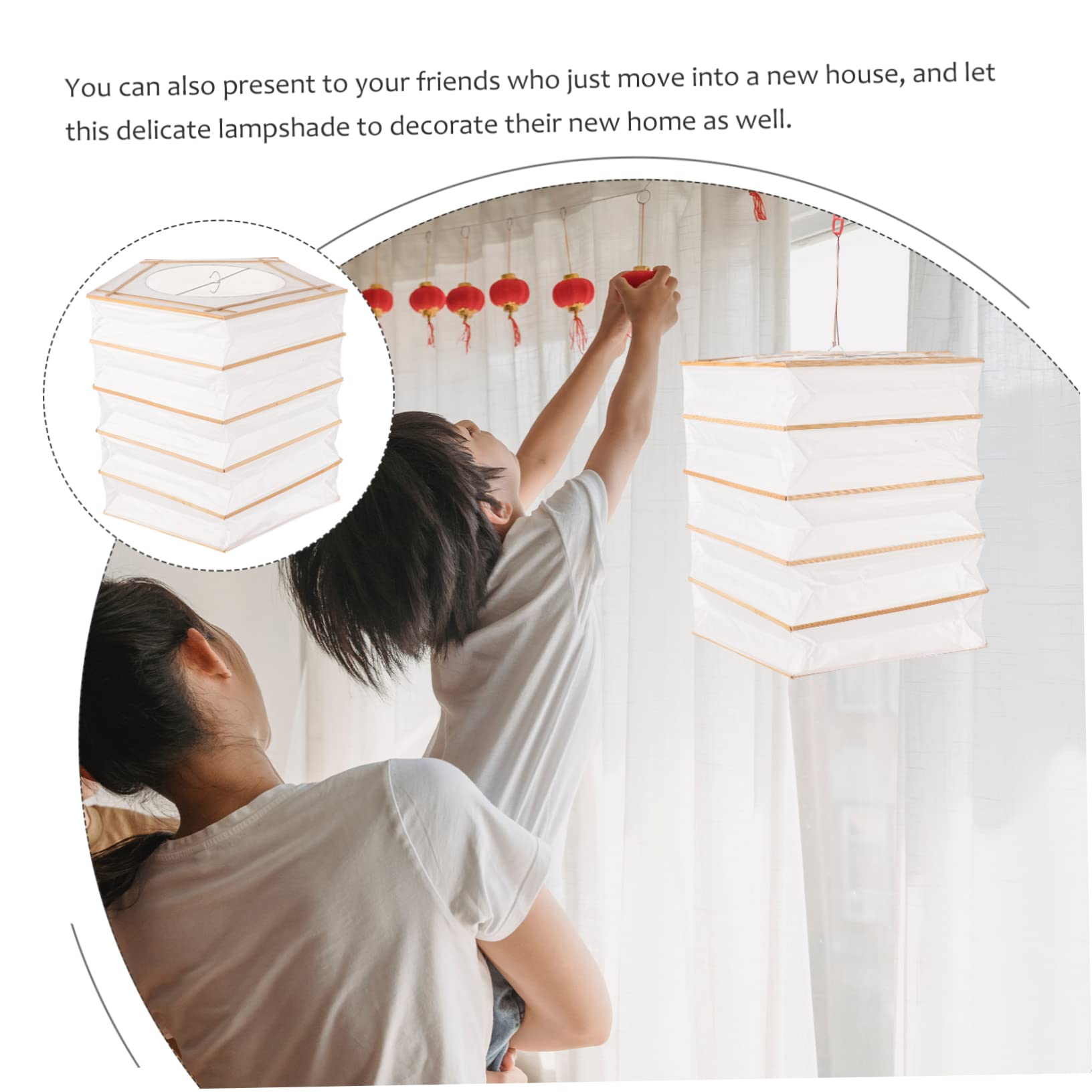Homoyoyo 3pezzi Pieghevole Per Lampadario Decorazione Copertura Per Lampade Sospensione Per Camera e