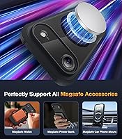 Vista 106 de Diaclara - Funda diseñada para iPhone 15 Plus de 6.7 pulgadas, transparente, cuerpo completo, con protector de pantalla, resistente de protección