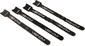 Venom LiPo Battery Mount Strap Ties for FPV Drone Quad, Helicopter, Airplane, Boat, Car - 4pcs