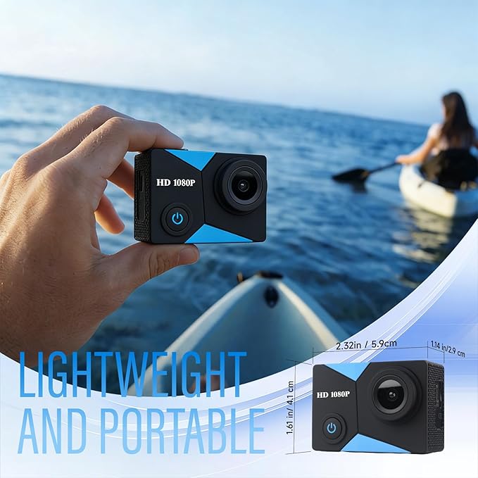 Cámara Deportiva Nvgfelis A6B 1080P Full HD miniatura 6