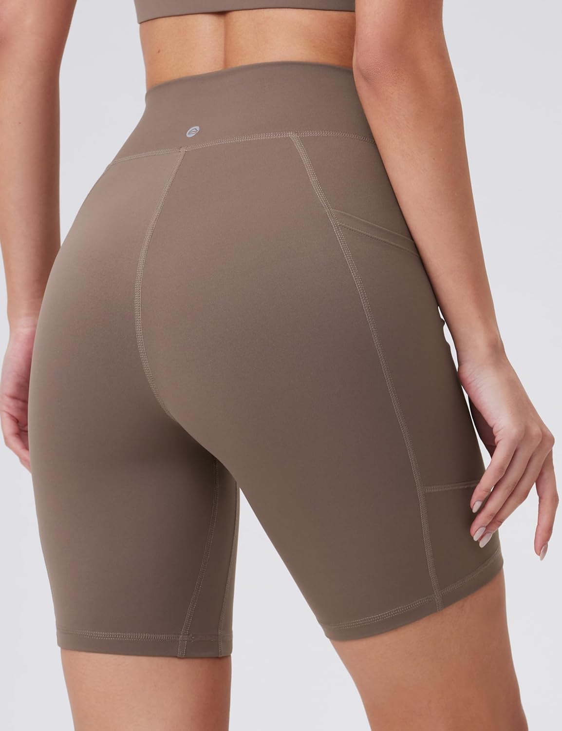 Biker Shorts Women with Pockets 4"/6"/8"/10" Spandex Workout Shorts Lightweight for Summer Cycling Running Yoga Gym