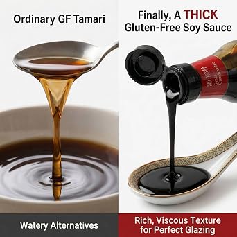 Sauce Grandmaster Gluten Free Dark Soy Sauce with Mushroom Umami, 8.5 fl oz