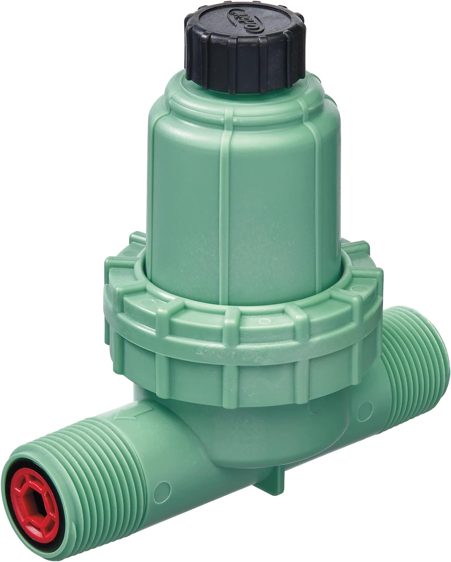 Orbit 67798 30 PSI Drip Irrigation Pressure Regulator Filter 1" MPT 3-in-1 System with Drip-Lock Adapter