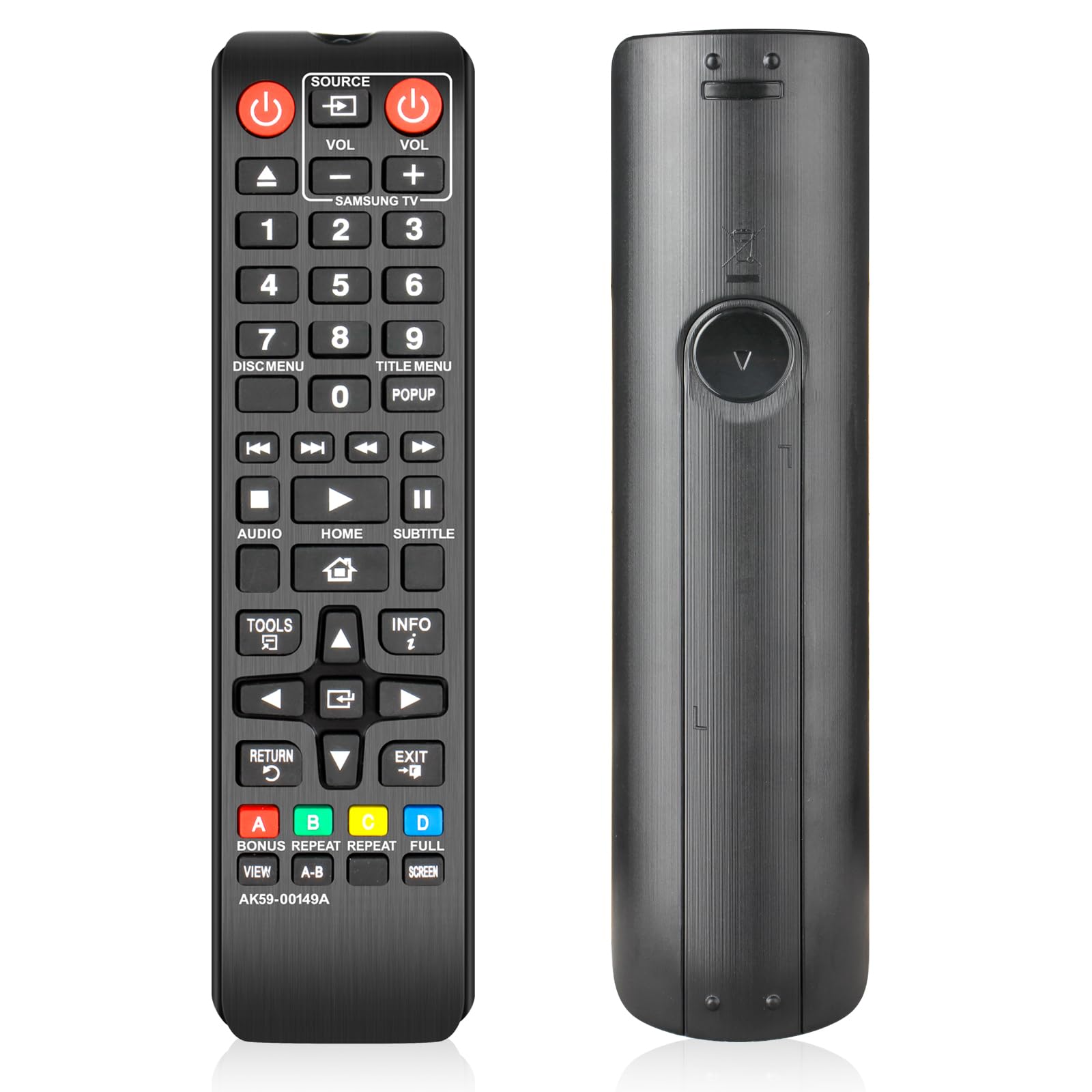 AK59-00149A Replace Remote Control Compatible with Samsung Blu-Ray BD-F5100 BD-JM57 BD-JM59 BD-JM57C