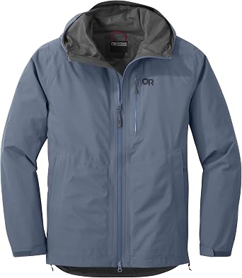 Outdoor Research Mens Foray Lightweight Hooded Packable Rain Jacket