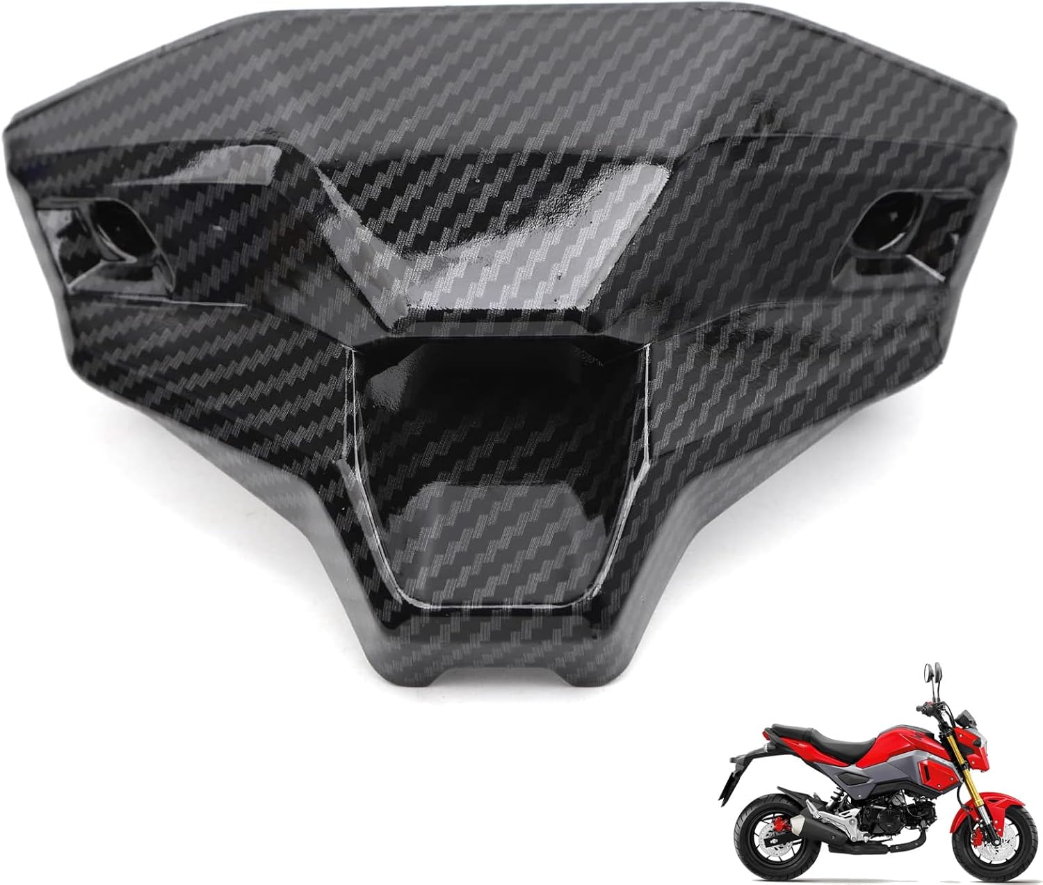 Mokuo Motorcycle Carbon Fibre Speedometer Cover Fit For Honda Grom Msx125 SF 2016-2020 Fairings Kit Parts