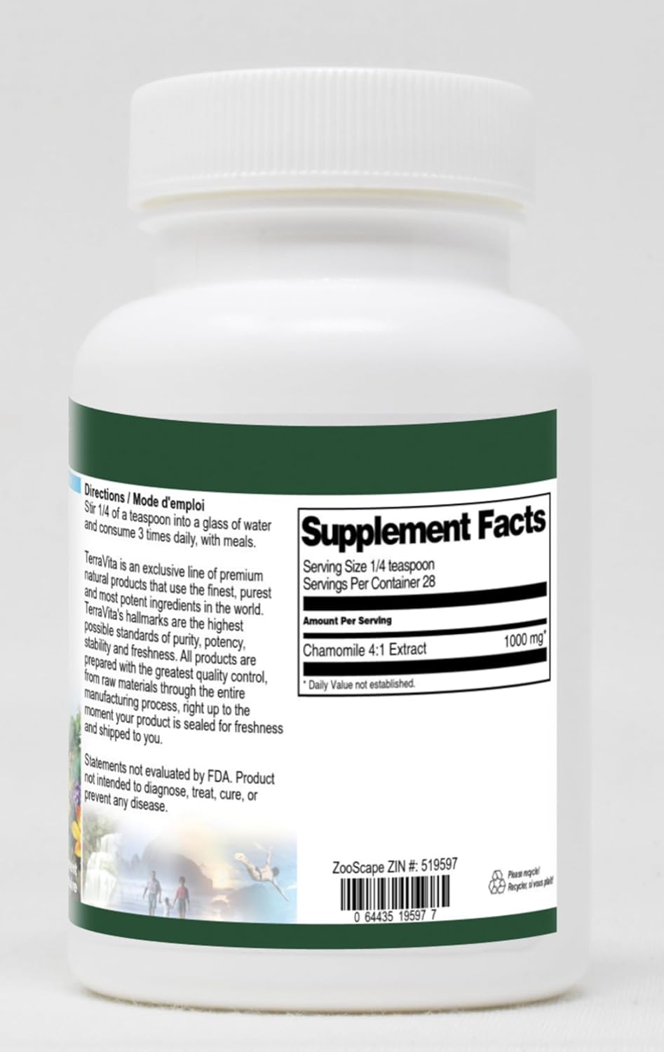 Chamomile 4:1 Powder (1 oz, ZIN: 519597) - 3 Pack