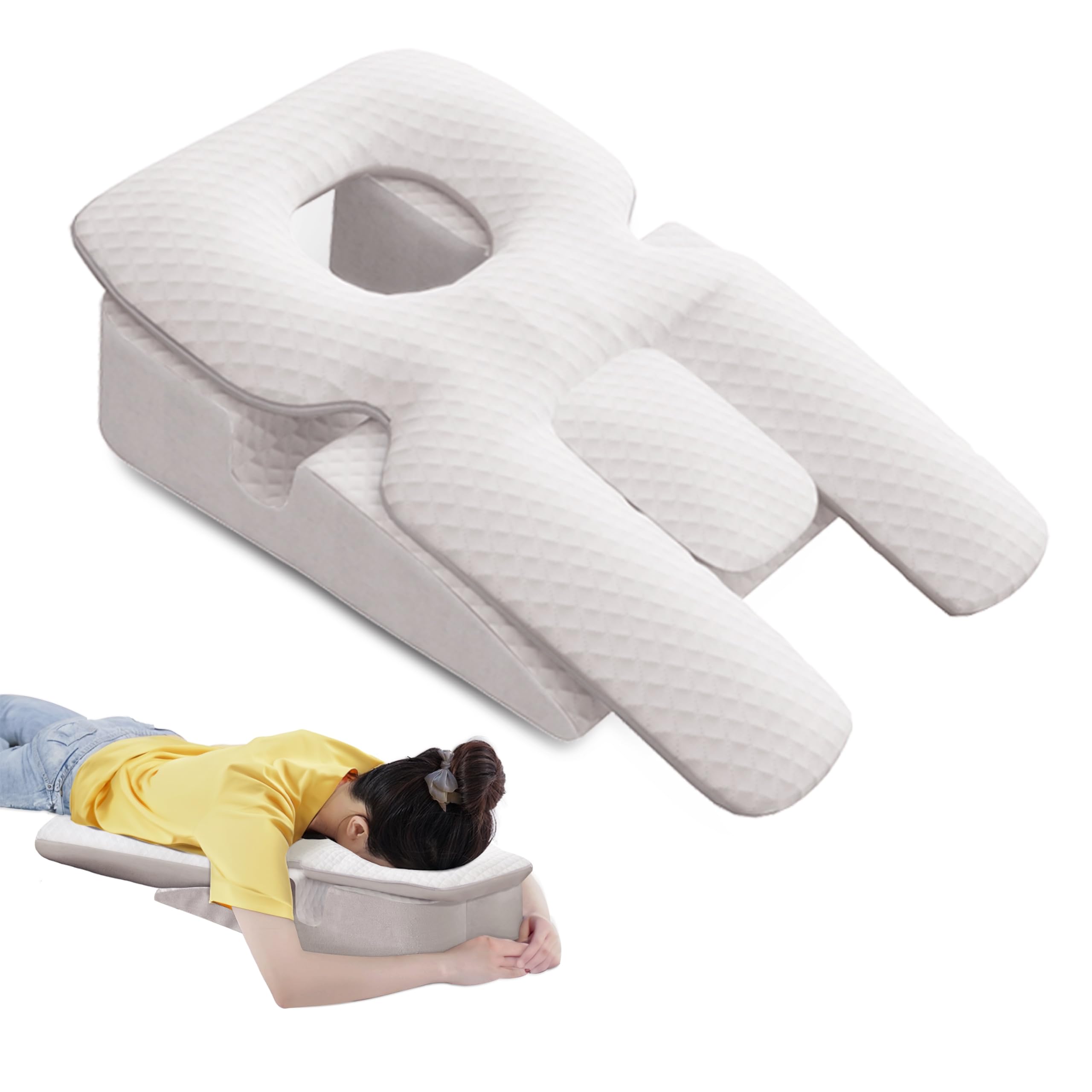 Amazon.com: Daneey Face Down Pillow for Sleeping After Surgery