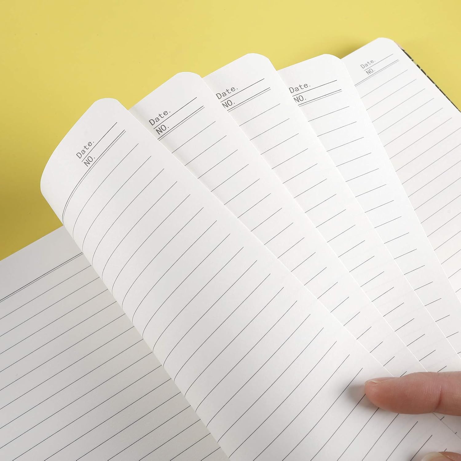 EOOUT Spiral Journal/Notebook, A5 Ruled Journal, Hardcover Notebook with Exquisite Inner Pocket, Strong Twin-Wire Binding, 5.75x 8.25, 140 Pages, for Women, Students, Office and School Supplies