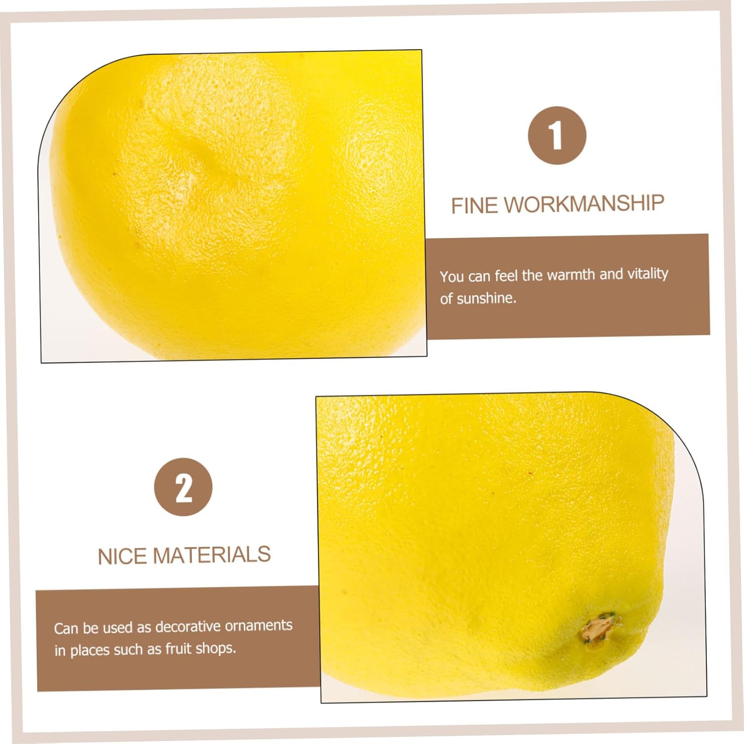 Gadpiparty 3pcs Artificial Foam Grapefruit Decoration Realistic Pomelo Craft for Home Office and Fruit Shop Decor Safe Odorless Materials Versatile and Charming Foam Fruit Model