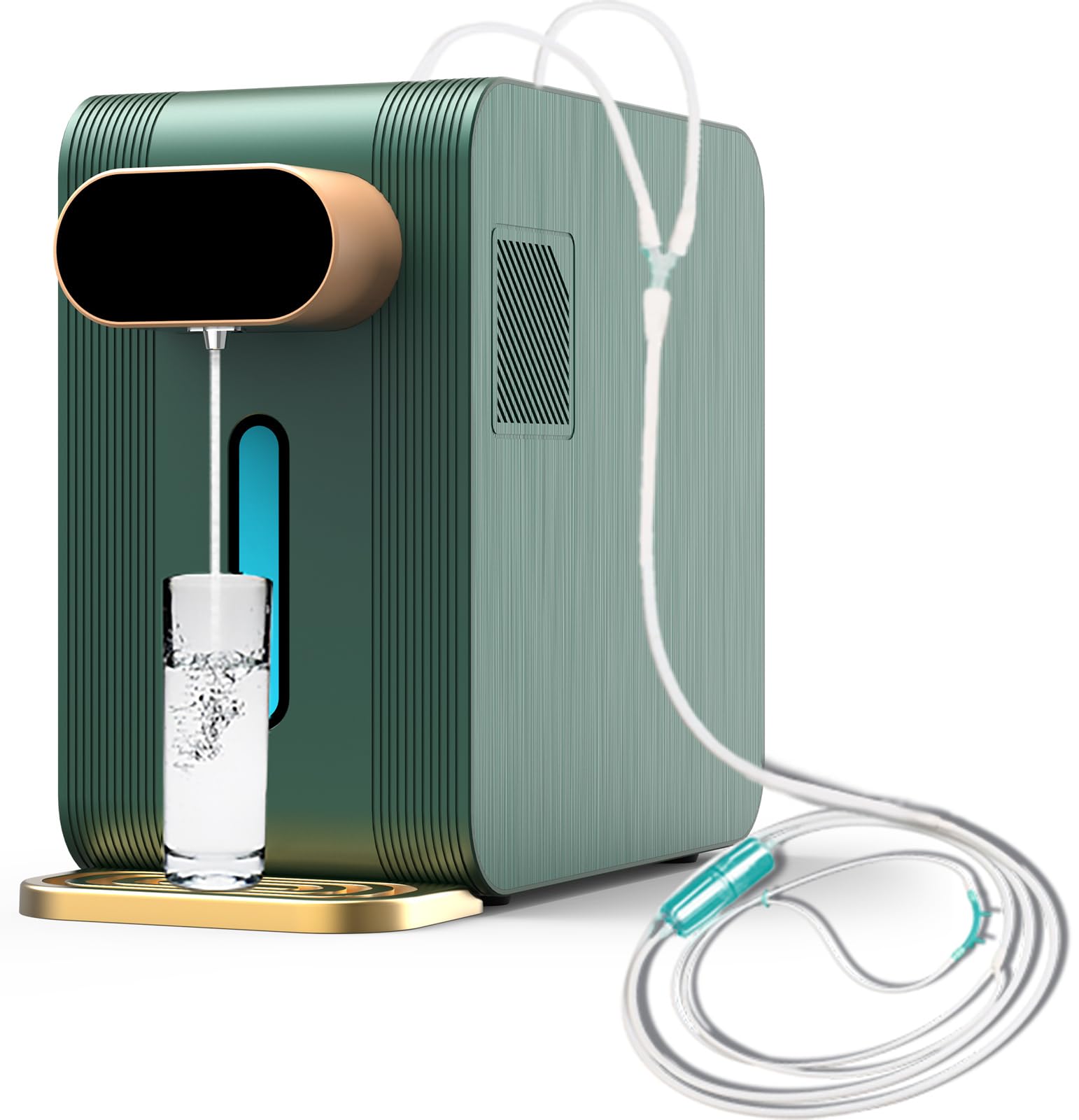 Amazon | Lodnexem 水素H2吸入器 450ml/分、99.99%高純度水素H2水生成 