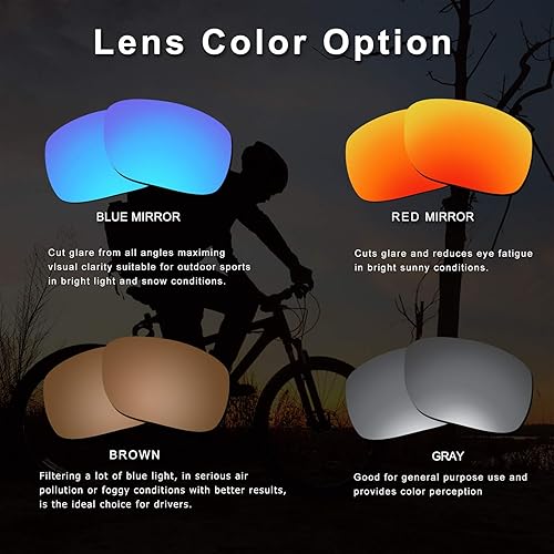 Miniatura 7 de Gafas de sol deportivas polarizadas para hombres y mujeres, ideales para conducir, pescar, ciclismo y correr, protección UV, Negro