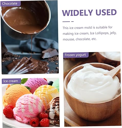 Miniatura 6 de NAMOARLY Molde de silicona de dibujos animados, moldes para paletas de hielo, molde de silicona para hielo, moldes de silicona para paletas de