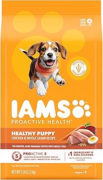 IAMS Proactive Health Dry Puppy Food Chicken, 5 lb. Bag