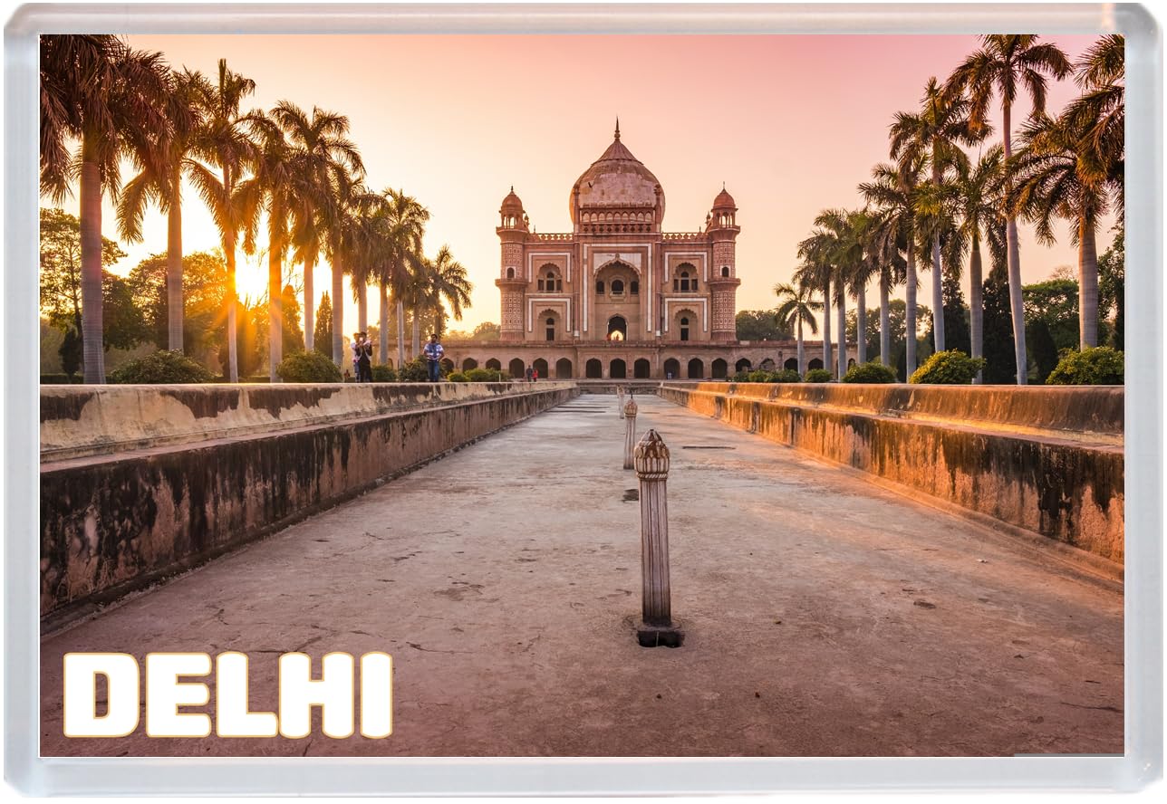 Baked Bean Store Multicolor Delhi - India - Jumbo Fridge Magnet 96 X 67Mm Bbsfhm1486