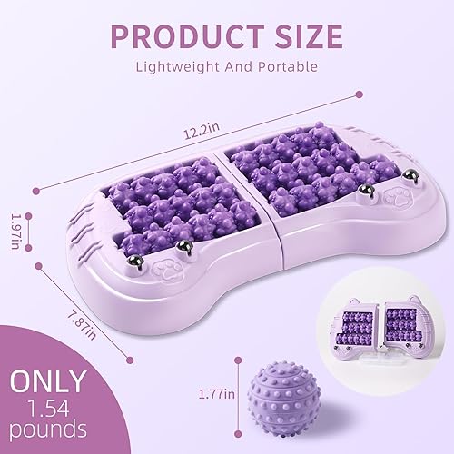 Miniatura 2 de Foot Massager Roller with Storage Bag for Plantar Fasciitis Relief, Separable Deep Tissue Muscle Massage Relief for Foot Arch Heel Pain, Unique and