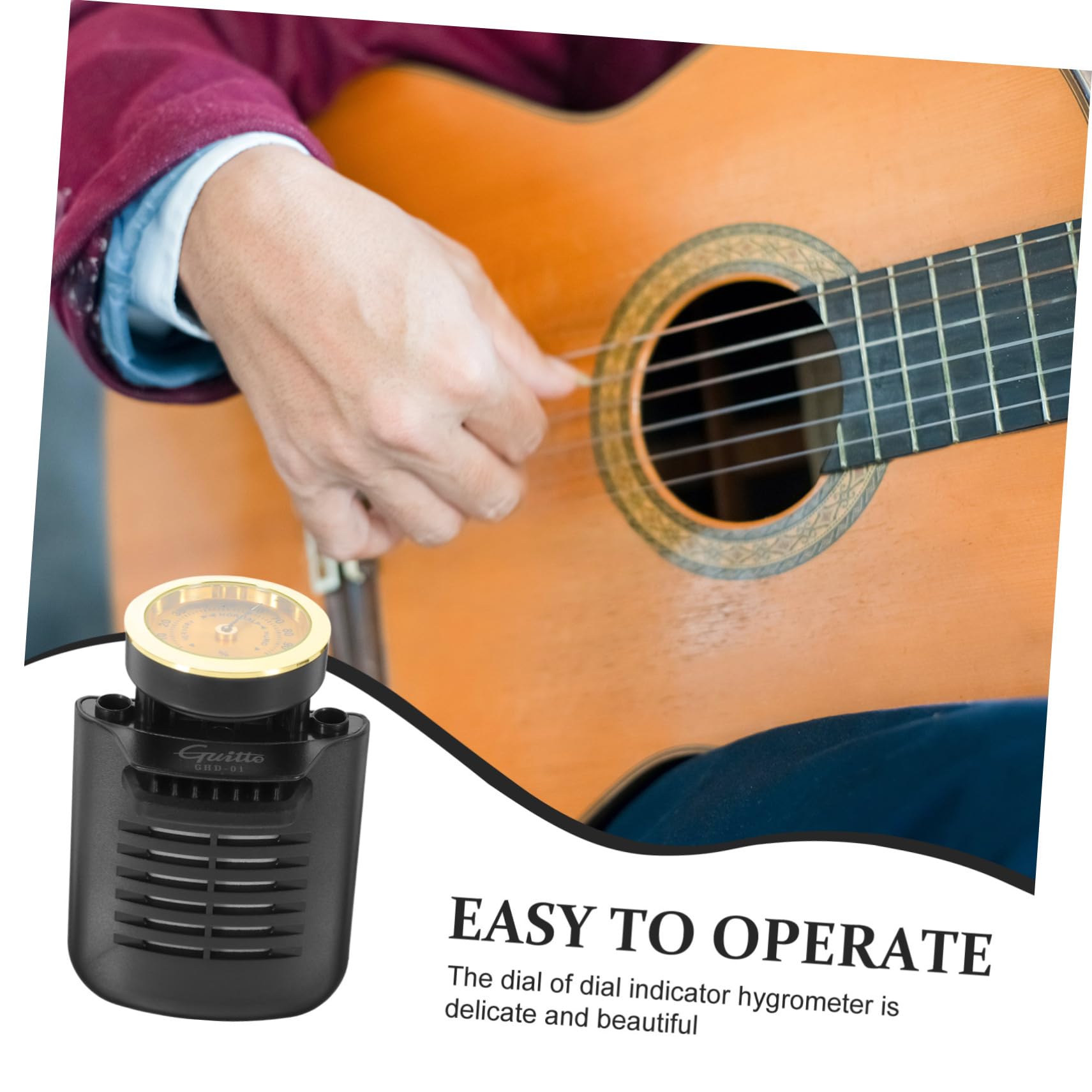 3 Pezzi Di Controllo Automatico Dell'umidità Copertura Del Foro Del Suono Della Chitarra Umidificatore Materiali Sicuri